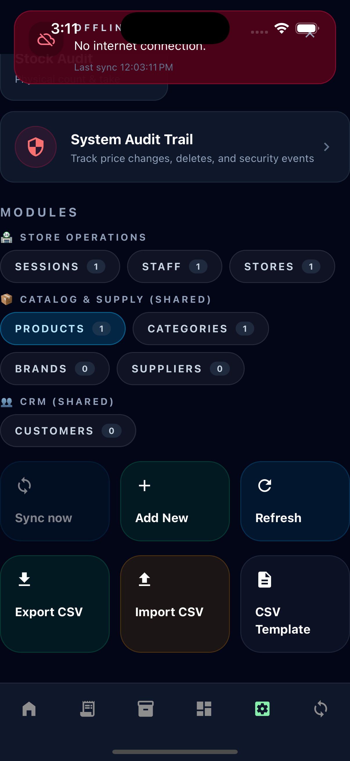 Online & Offline ERP/POS system for retail & wholesales